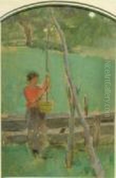 Girl At Well - view 1
