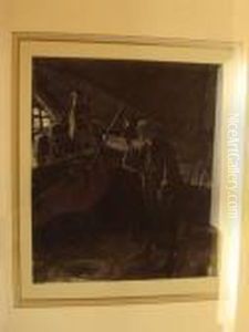 Homme Saluant Sur Le Pont D'un Navire