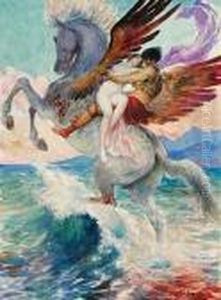 Persee Delivrant Andromede by Georges Antoine Rochegrosse