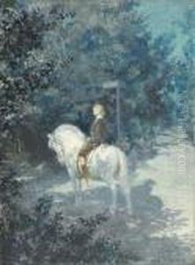 Jeune Cavalier A La Croisee Des Chemins Jeune Cavalier A La Croisee Des Chemins