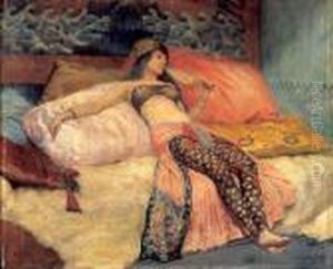 Le Repos De L'odalisque by Georges Antoine Rochegrosse
