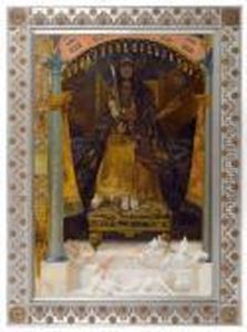 Figure Enthroned With Sword