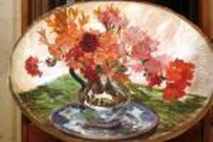 Bouquet De Fleurs by Georges Antoine Rochegrosse