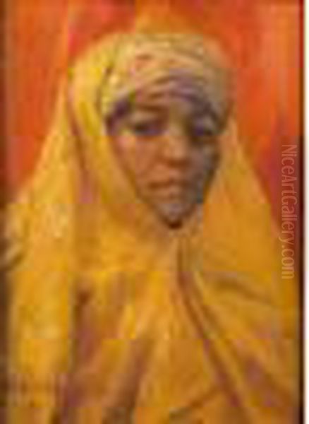 Portrait D'orientale Au Haik Rabattu, Vers 1922-1928 - view 1