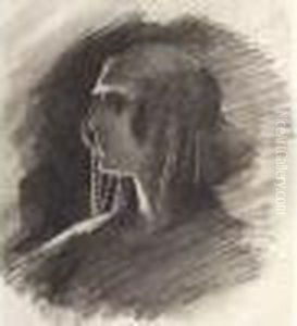 "profil De Femme Orientale". by Georges Antoine Rochegrosse