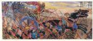 La Colere De Nebou-koudourri-oucour by Georges Antoine Rochegrosse