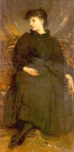 Kornelia Lotz Dressed in Black 1895
