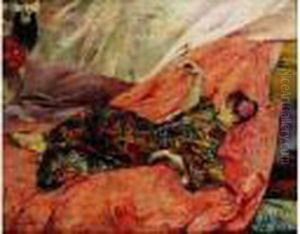 Sarah Bernhardt Dans L'intimite by Georges Antoine Rochegrosse