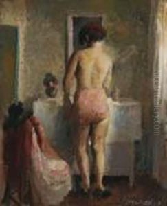 La Toilette, Modele Au Beret by Vera Rockline