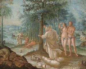 The Expulsion of Adam and Eve by Roelandt Jacobsz Savery