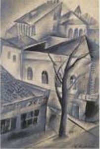 Cubist Cityscape by Vera Rockline