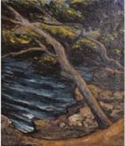 Lake Landscape With Trees Lake Landscape With Trees