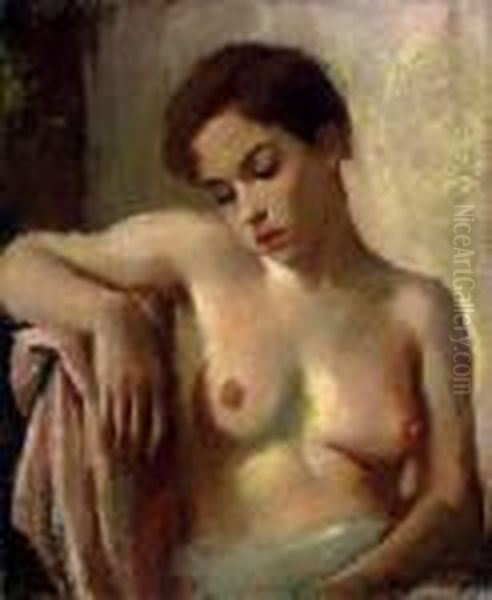 A Seated Nude - view 1