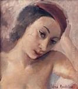 Jeune Femme Au Beret Rouge by Vera Rockline
