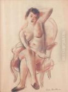 Nu Aux Pantoufles Noires by Vera Rockline