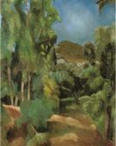 A Wooded Pathway by Vera Rockline
