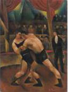 The Wrestlers by Vera Rockline