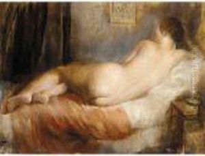 Reclining Nude by Vera Rockline