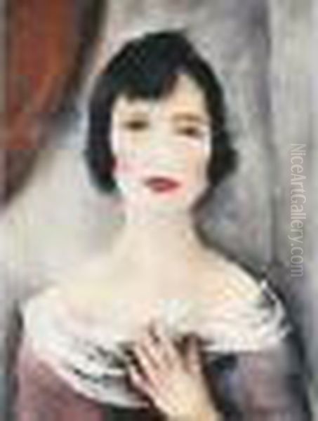 Autoportrait A La Robe Rose (1922) - view 1