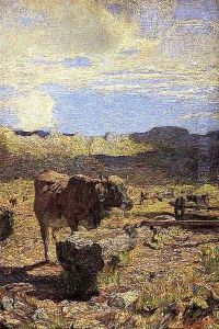 Cow at a Water Trough