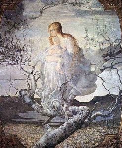 The Angel of Life, 1894 by Giovanni Segantini