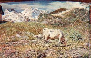 Meadows in Spring by Giovanni Segantini
