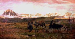 Returning Home, 1895 by Giovanni Segantini