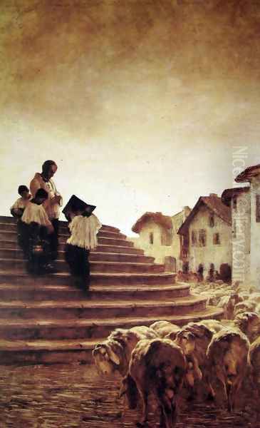 Blessing of the sheep - view 1