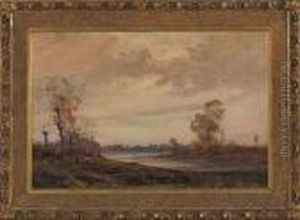 Riposo Nella Campagna Di Racconigi by Leonardo Roda