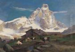 Baita Sotto Il Cervino by Leonardo Roda