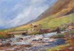 Paesaggio Montano Con Baita