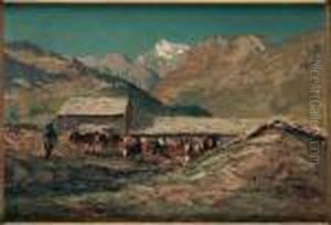 Pascolo In Alta Montagna by Leonardo Roda