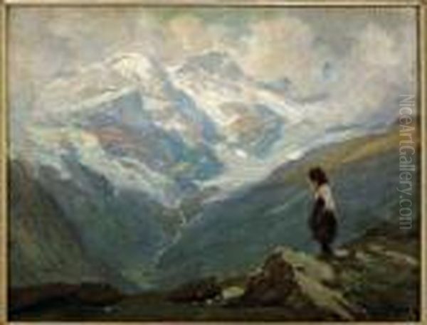 Alagna - Il Monte Rosa Dall'alpe Campo - view 1