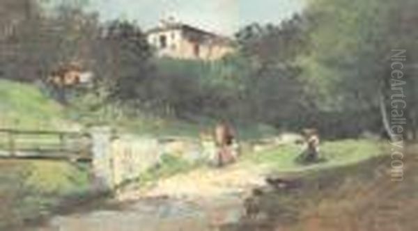 Paesaggio Con Contadini - view 1