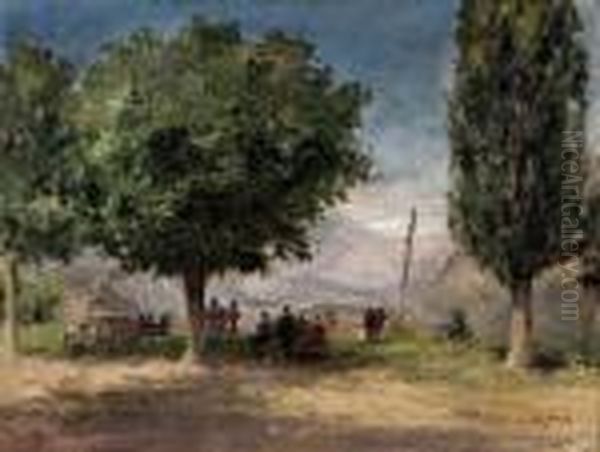 "scampagnata A Saint-vincent" 1924 - view 1