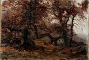 "nel Bosco" 12.11.1921 by Leonardo Roda