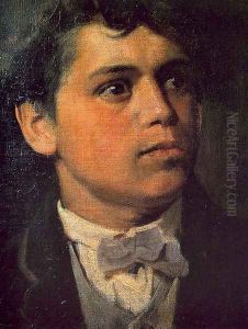 Selfportrait by Giovanni Segantini