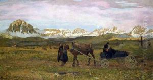 The Last Journey (Return to Native Soil) by Giovanni Segantini