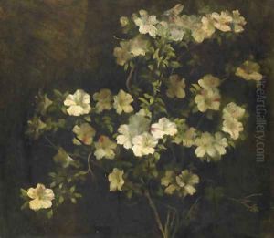 Pianta di azalea by Giovanni Segantini