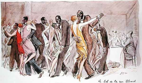 Reproduction of The Ball at the Rue Blomet, December 1929 - view 1
