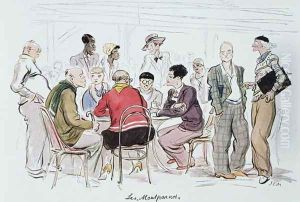 Les Montparnos, 1929 by Georges Goursat Sem