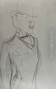 Portrait of Boni de Castellane 1867-1932 by Georges Goursat Sem