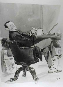 Georges Courteline 1858-1929 by Georges Goursat Sem