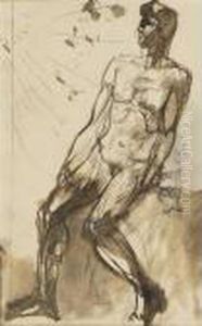 Jeune Homme Face Au Soleil by Auguste Rodin