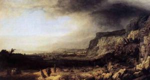Mountainous Landscape c. 1633 by Hercules Seghers