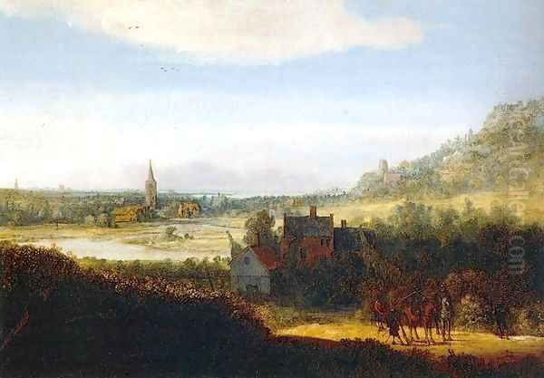 Landscape with Armed Men - view 1