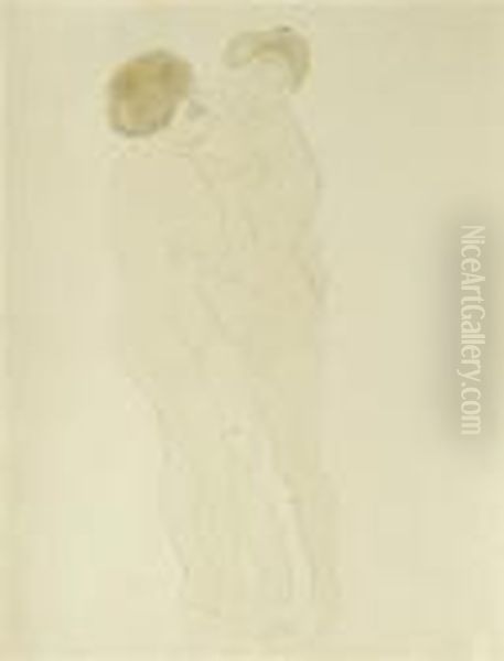 Deux Femmes Nues Embracees - view 1