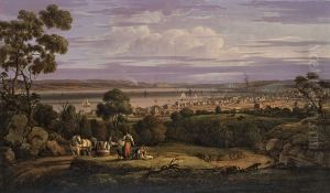 View of Greenock, Scotland by Robert Salmon
