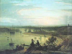 North Shields River Tyne by Robert Salmon