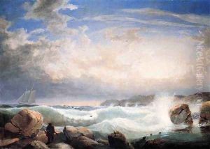 Rafe's Chasm, Gloucester, Massachusetts by Robert Salmon